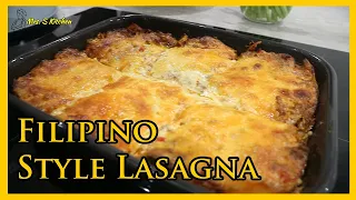 LASAGNA (FILIPINO STYLE RECIPE)