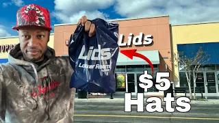 $5 hats at Lids No 🧢 !!!