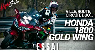 ESSAI : Honda GL1800 Gold Wing Tour DCT en ville, sur route et sur piste