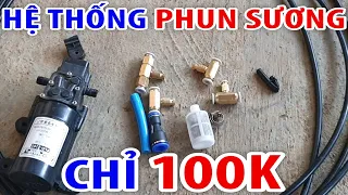 cách làm hệ thống phun sương