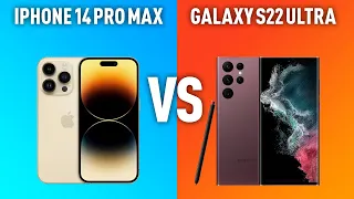 Apple iPhone 14 Pro Max vs Samsung Galaxy S22 Ultra. Битва двух легенд