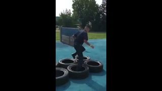 CHP Explorer competition obstacle course