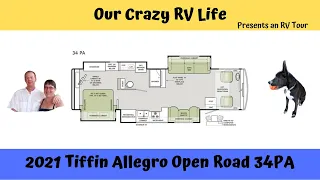 2021 Tiffin Allegro Open Road 34PA RV Tour At Lazy Days Tampa