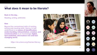 Webinars for teachers: Digital literacy for teachers