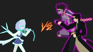 Sakuya Izayoi vs Jotaro Kujo Fight Animation (Touhou vs Jojo's Bizarre Adventure)