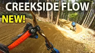 ENDLESS BERMS | NEW Whistler Flow Trails with Non-Stop Berms! - Creekside Expansion