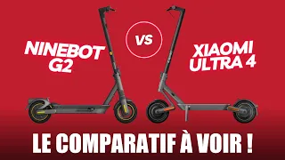 #Trottinettes électriques #XIAOMI ULTRA 4 vs #NINEBOT G2 : QUELLE EST LA MEILLEURE ? #COMPARATIF