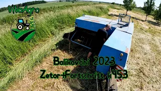 Balíkování 2023 Zetor+Fortschritt k453