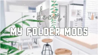 THE SIMS 4 | МОЯ ПАПКА МОДС •ДЕКОР• | My folder mods •decor•