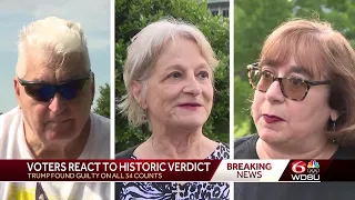 Southeast Louisiana voters react to former president Donald Trump's conviction