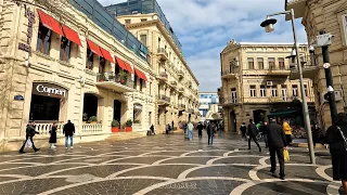 [4K] Walking Tour in Spring Baku