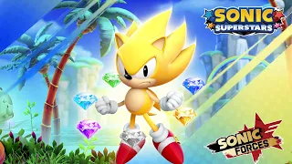 Classic Super Sonic | Sonic Superstars Event | Sonic Forces: Speed Battle (4K 60fps)