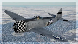 War Thunder // Air RB Gameplay: P-47D-25