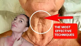 You will never get rid of a TURKEY NECK without these techniques | Neck lines,wrinkles neck