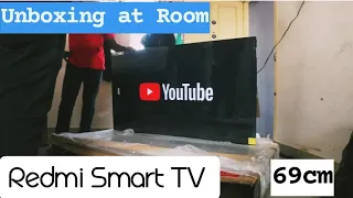 Redmi Smart Tv | 4K | 69cm | Unboxing At Room | Chennai |