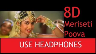 Meriseti Poova 8D with Lyrics | Padayappa | RajiniKanth | Ramya Krishnan