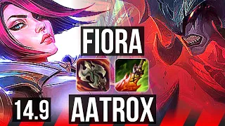 FIORA vs AATROX (TOP) | 66% winrate, 8/2/6 | EUW Master | 14.9