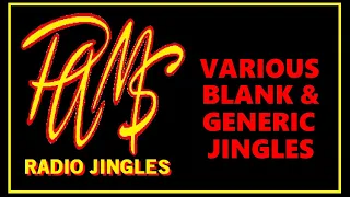 PAMS RADIO JINGLES - VARIOUS BLANK & GENERIC JINGLES