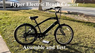 $400 Walmart Electric Bike Hyper Electric Beach Cruiser