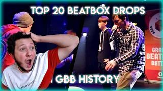 TOP 20 Beatbox Drops in GBB History!REACTION