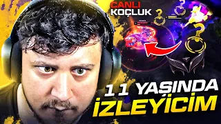 11 yaşında demir 3 izleyicime canlı koçluk yaptım