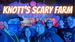 Opening Day Knott’s Scary Farm Vlog 2021 |  Mesmer Maze Was Incredible - All The Mazes & Scare Zones