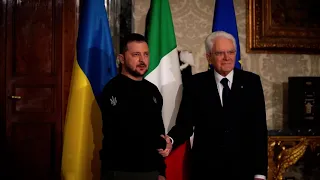 Володимир Зеленський у Римі зустрівся з Президентом Італії Серджо Маттареллою