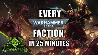 EVERY 40k Army in 24 Minutes!  Warhammer 40k Faction Guide