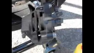 How-To Replace Rear Brake Pads on a Motorcycle Part 1