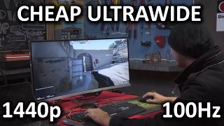 Cheap Korean Curved Ultrawide 100Hz Gaming Monitor