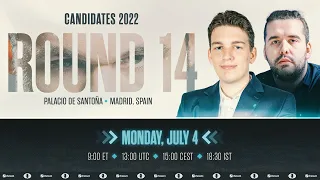 FIDE Candidates 2022 | Round 14 | Live Commentary with Judit Polgar & Jan Gustafsson