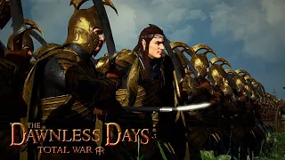 AN AGGRESSIVE ELVEN DEFENCE! - Dawnless Days Total War Multiplayer Siege