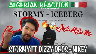 STORMY, Dizzy DROS - NIKEY (ALBUM ICEBERG)  ALGERIAN RÉACTION 🇩🇿🇲🇦ردة فعل  جزائري على  ستورمي و ديزي