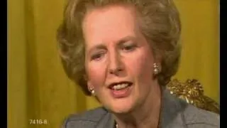 Margaret Thatcher pledges to go 'on and on'