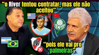 BOMBA! 🧨PALMEIRAS PROXIMO DE CONTRATAR ATACANTE DA SELEÇÃO URUGUAIA, JOGADOR NÃO ACEITOU O RIVER