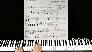 Piano Adventures Level 3B Lesson Book Pg 45 (Barrelhouse Blues)