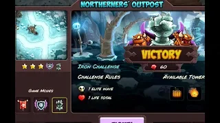 Kingdom Rush Vengeance - Impossible Iron Challenge - Northerner's Outpost