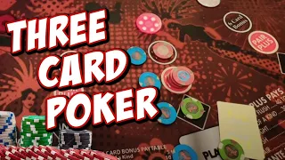 THREE CARD POKER in Downtown Las Vegas