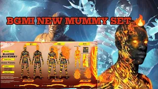 New Ultimate Mummy Set ll  New Fire Blazing Lava Mummy set bgmi/pubg ll #bgmi