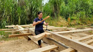 Full video: 90 Days Harvest agricultural products Go to market sell - Construction Wooden houses