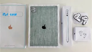 [💸paper diy💸] iPad pro, apple pencil, airpods unboxing! | asmr