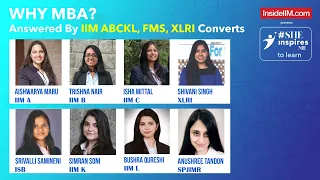 Why MBA? Interview Question Answered By IIM A B C K L, ISB, SPJIMR, and XLRI Converts