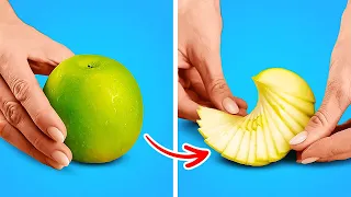 Smart Tips And Tricks For Peeling And Cutting Fruits & Vegetables And Cool Food Serving Ideas