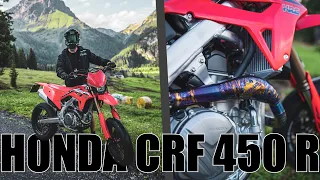 Motocross Bike als Supermoto - Honda CRF 450 R