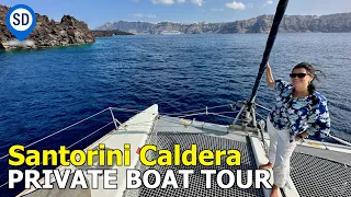 Santorini Greece - Private Caldera Boat Tour