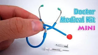 DIY Miniature Toy Medical Kit | DollHouse | No Polymer Clay!