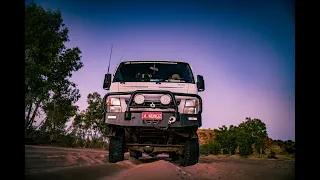 Mitsubishi Fuso Canter 4x4 on the Binns Track