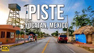 Driving Through Piste, Yucatan [4K] | Chichen Itza | Mexico