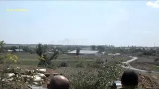 Российские наемники обстреливают украинское село из гранатомета АГС 17 по селу