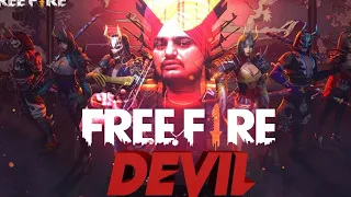 Sidhu Moose wala Devil song  (Free Fire Montage) God level Gameplay||Rajput Gamerz